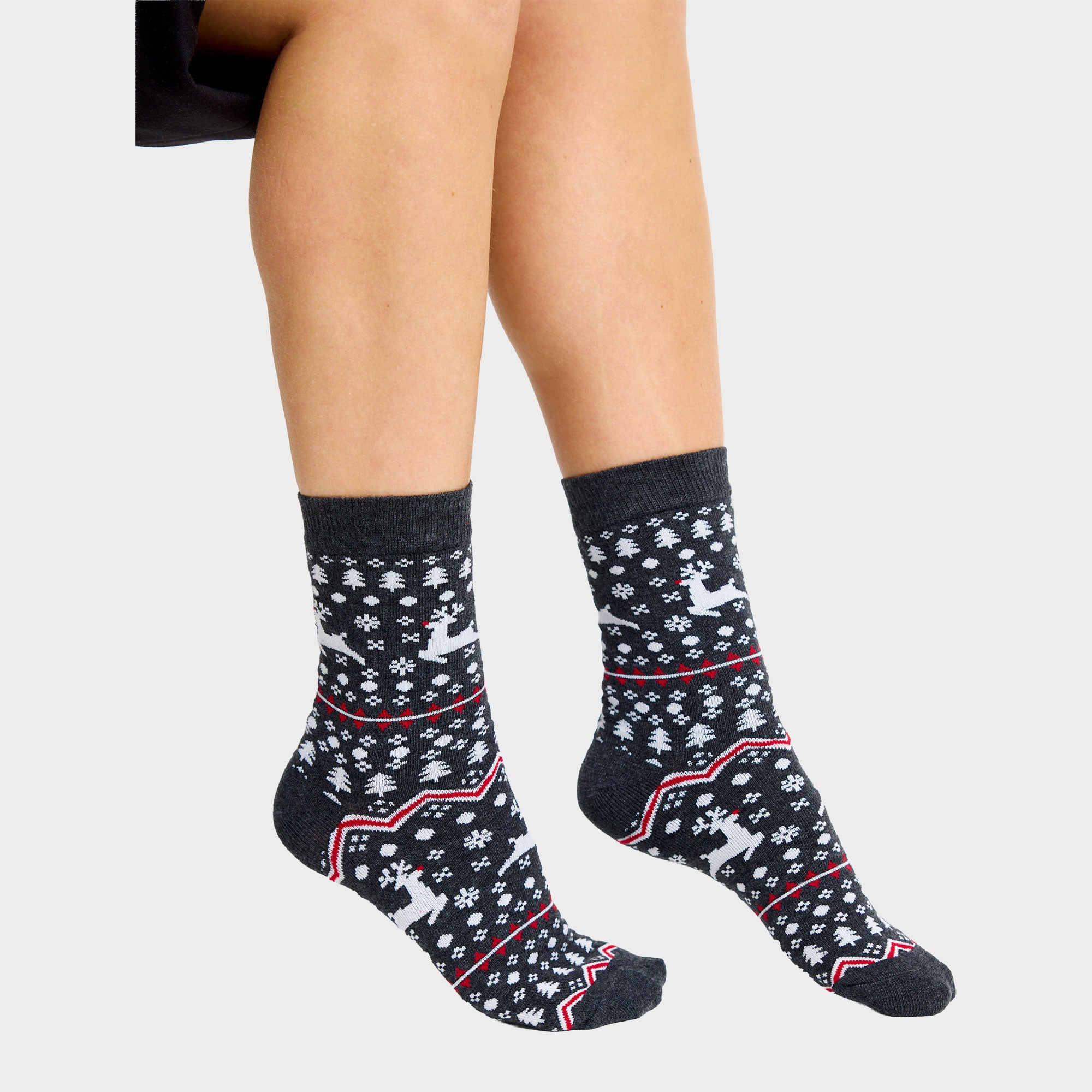 The Stylish Christmas Socks Grey